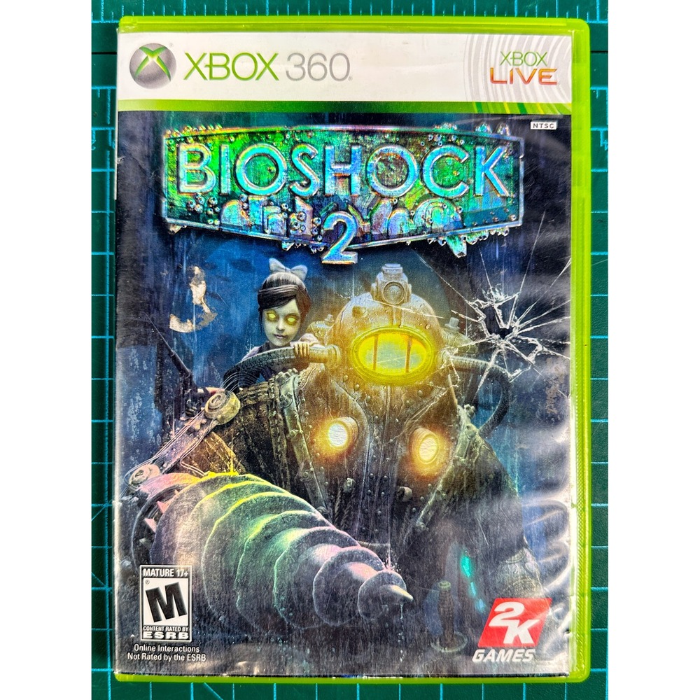 BioShock 2 Xbox 360 Game 2K Games NTSC With Manual Complete CIB 39553-3